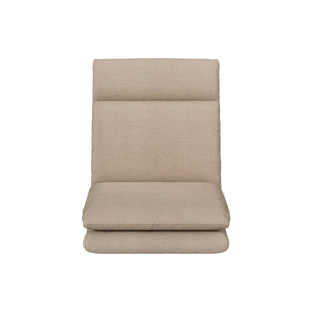 Artiss Floor Chair Sofa 1 Seater Linen Beige - Mekamart Australia