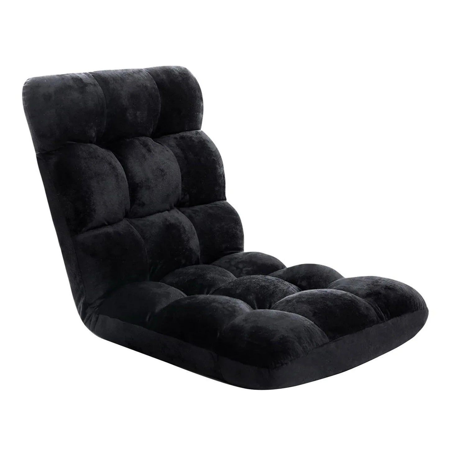 Artiss 4X Lounge Sofa Bed Flannel Fabric Black - Mekamart Australia