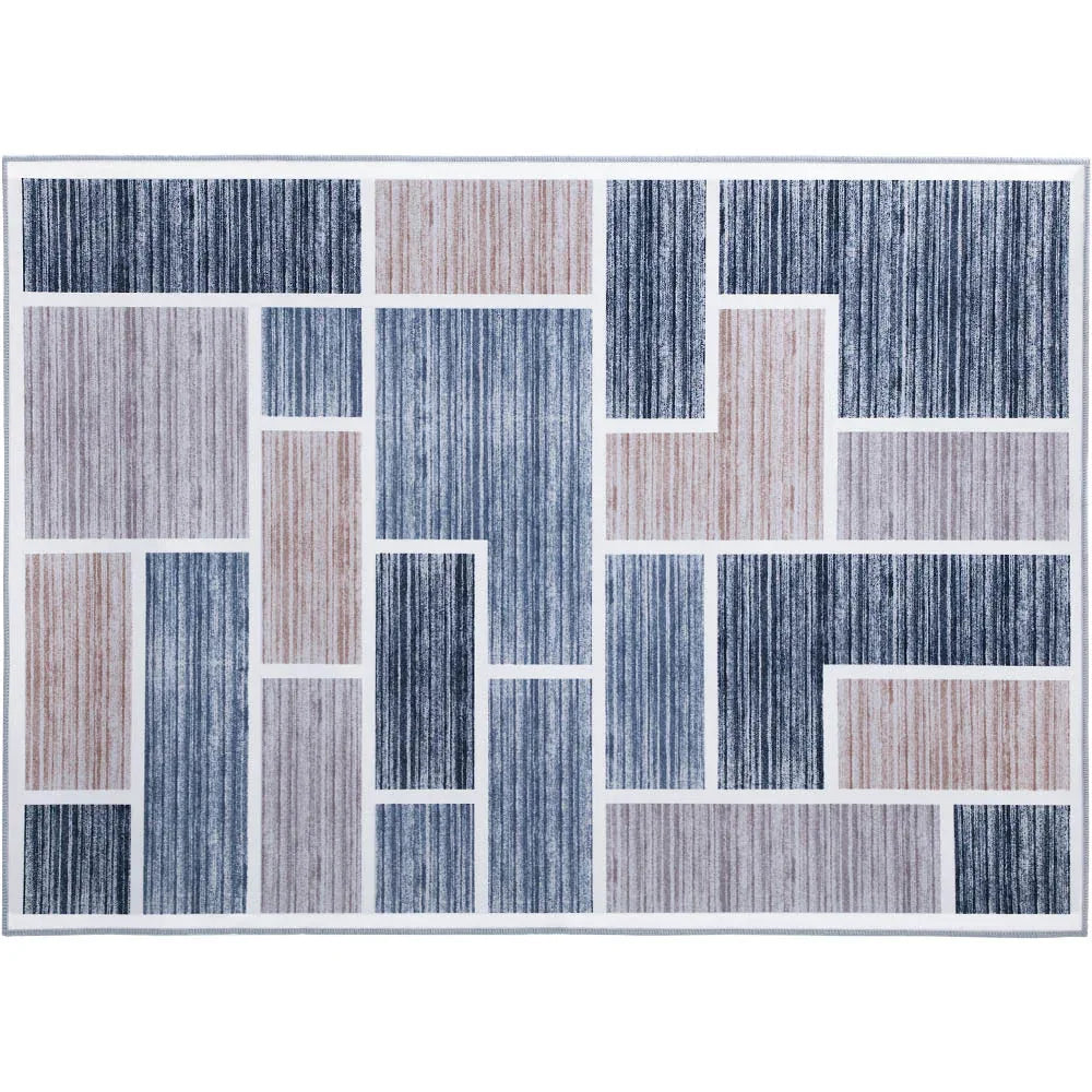 Artiss Rug 120x170cm Area Rug Large Carpet Soft Short Pile Modern Oblo - Mekamart Australia