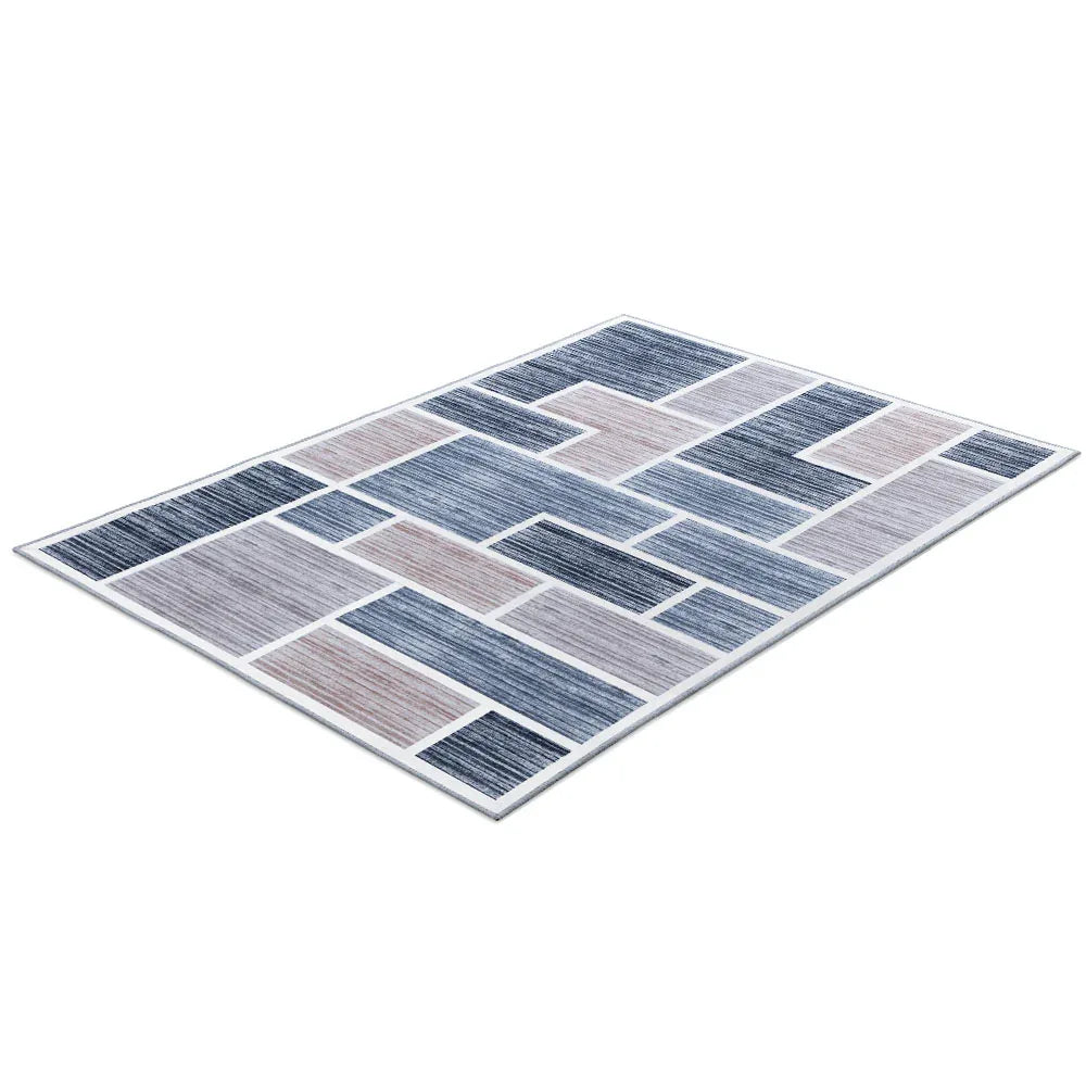 Artiss Rug 160x230cm Area Rug Large Carpet Soft Short Pile Modern Oblo - Mekamart Australia