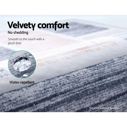 Artiss Rug 160x230cm Area Rug Large Carpet Soft Short Pile Modern Oblo - Mekamart Australia