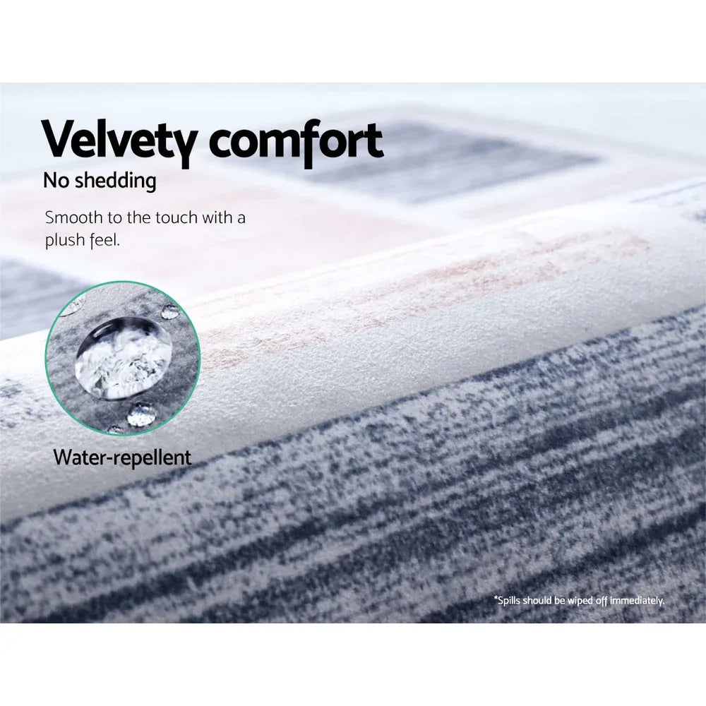 Artiss Rug 200x290cm Area Rug Large Carpet Soft Short Pile Modern Oblo - Mekamart Australia