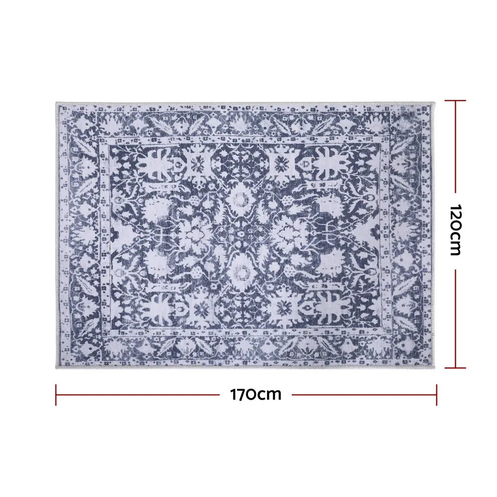 Artiss Floor Rug 120x170cm Soft Velvet Washable Modern Area Rug Floor Carpet Mat - Mekamart Australia