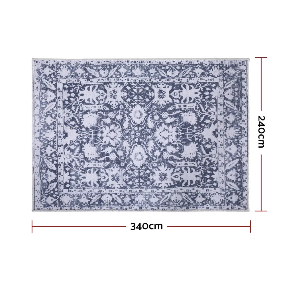 Artiss Floor Rug 240X340cm Soft Velvet Washable Modern Area Rug Floor Carpet Mat - Mekamart Australia