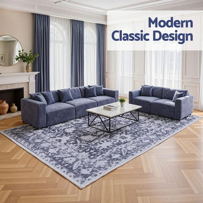 Artiss Floor Rug 240X340cm Soft Velvet Washable Modern Area Rug Floor Carpet Mat - Mekamart Australia