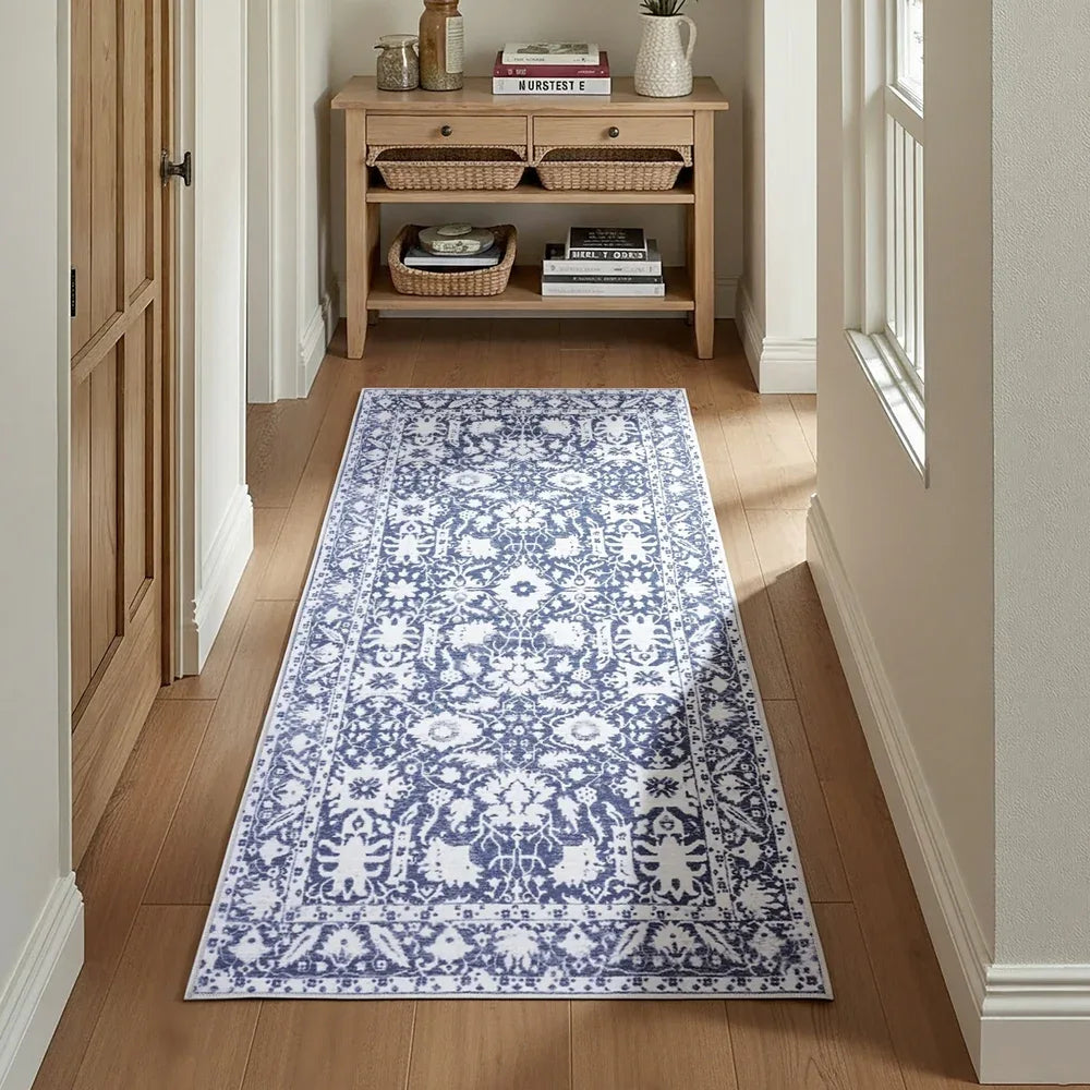 Artiss Hallway Runner Rug 80x180cm Soft Velvet Washable Modern Kitchen Mat - Mekamart Australia