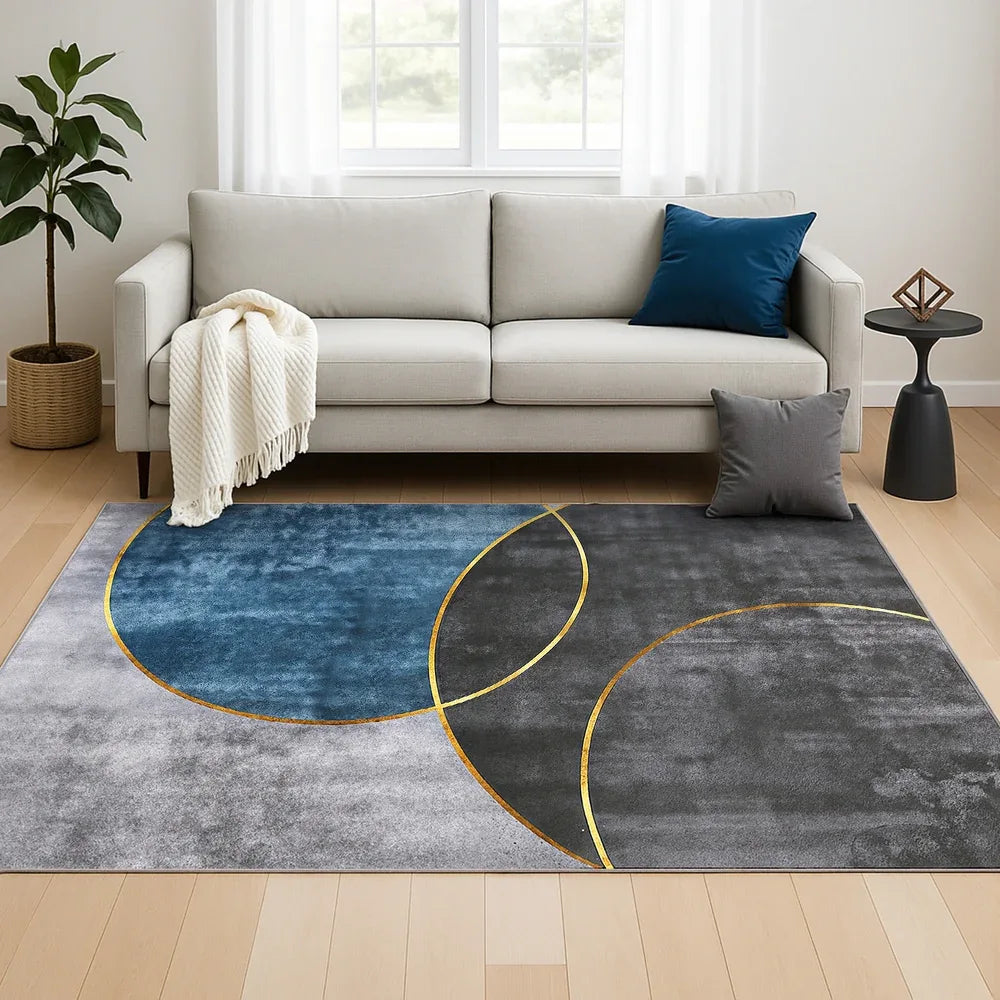 Artiss Washable Floor Rug 160X230cm Large Geometric Area Rug Modern Floor Carpet - Mekamart Australia
