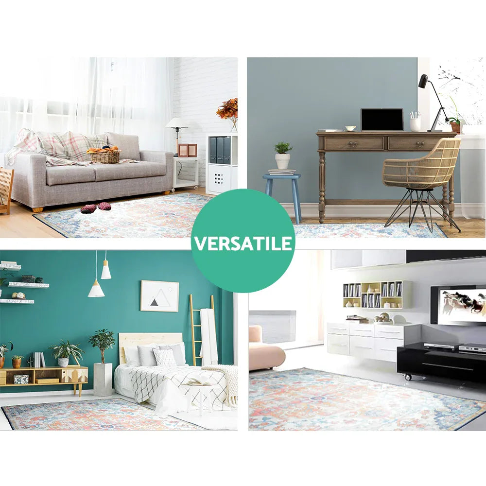 Artiss Rug 160x230cm Area Rug Large Carpet Soft Short Pile Modern Yasmin - Mekamart Australia