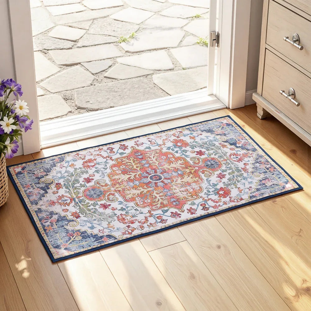 Artiss Floor Rug 50X80 Doormat Carpet Short Pile Non-Slip Entryway Mat Bohemian - Mekamart Australia