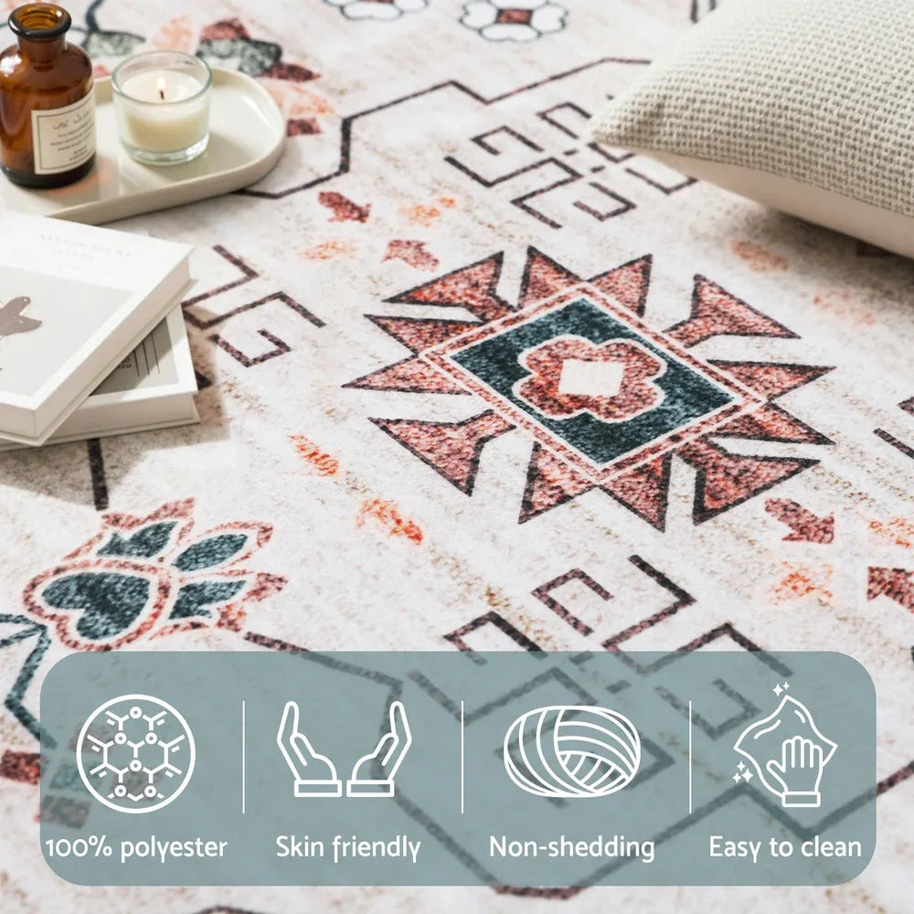 Artiss Washable Floor Rug 240X340cm Large Area Rug Modern Living Room Carpet - Mekamart Australia