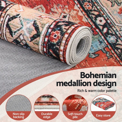 Artiss Floor Rug 160X230cm Large Washable Area Rug Modern Living Room Carpet Mat - Mekamart Australia