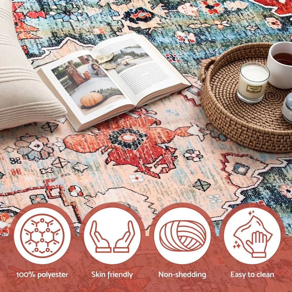 Artiss Floor Rug 200X290cm Large Washable Area Rug Modern Living Room Carpet Mat - Mekamart Australia