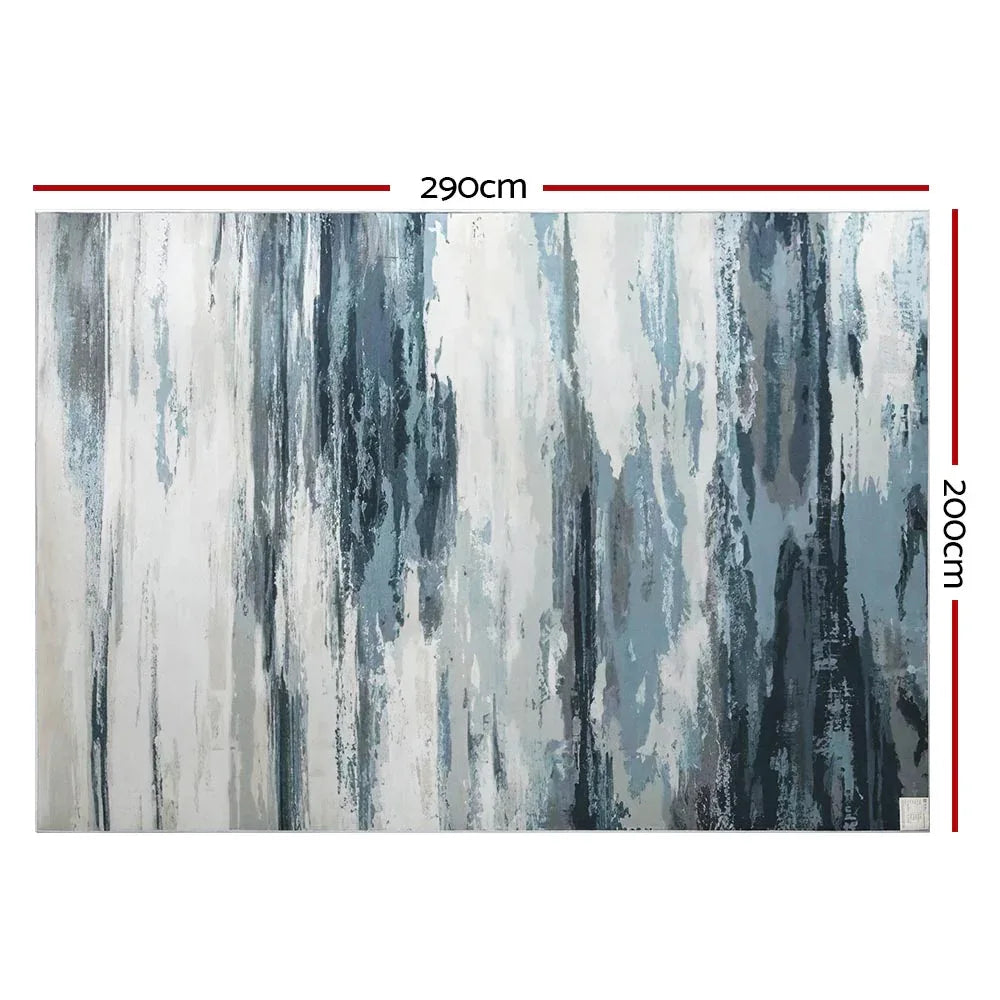 Artiss Rug 200x290cm Area Rug Washable Mat Large Carpet Soft Short Pile Poca - Mekamart Australia