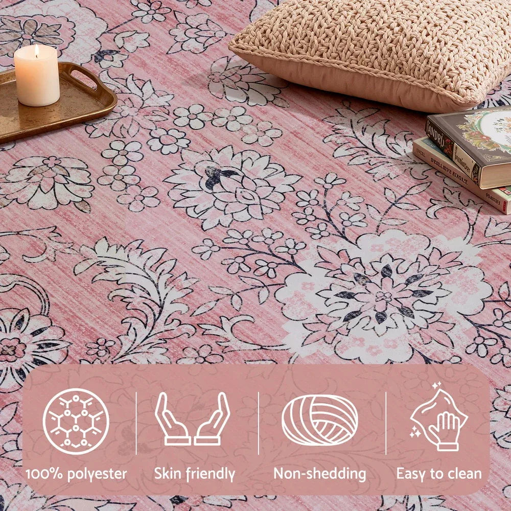Artiss Floor Rug 200X290cm Large Washable Area Rug Vintage Living Room Carpet - Mekamart Australia