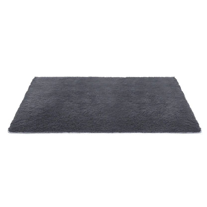 Artiss Floor Rug 160x230cm Plush Area Shaggy Rug Living Room Bedroom Carpet Grey - Mekamart Australia