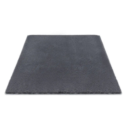 Artiss Floor Rug 200x290cm Plush Area Shaggy Rug Living Room Bedroom Carpet Grey - Mekamart Australia