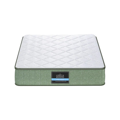 Giselle 25cm Memory Foam Mattress Dual Layer Zipper Cover Cool Charcoal Foam Mattresses King Single - Mekamart Australia