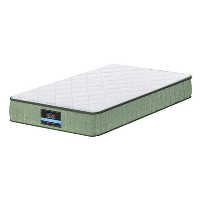 Giselle 25cm Memory Foam Mattress Dual Layer Zipper Cover Cool Charcoal Foam Mattresses Single - Mekamart Australia