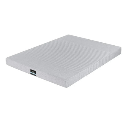 Giselle Bedding Cool Gel Memory Foam Mattress Charcoal 7-Zone Washable Bamboo Cover 15cm Double - Mekamart Australia