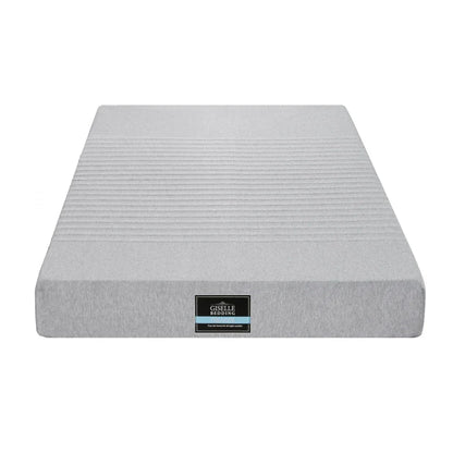 Giselle Bedding Cool Gel Memory Foam Mattress Charcoal 7-Zone Washable Bamboo Cover 15cm King Single - Mekamart Australia