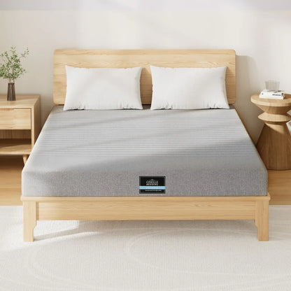 Giselle Bedding Cool Gel Memory Foam Mattress Charcoal 7-Zone Washable Bamboo Cover 15cm Queen - Mekamart Australia