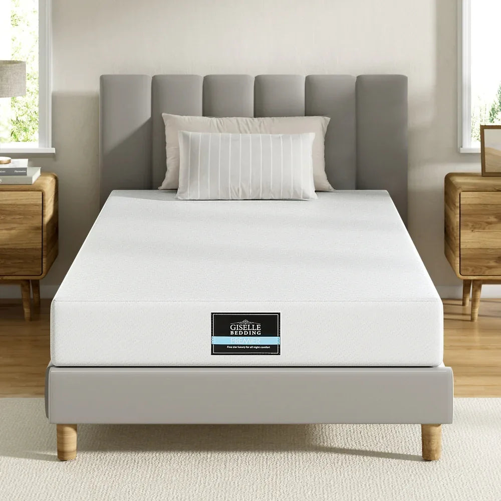 Giselle 20cm Memory Foam Mattress Green Tea King Single - Mekamart Australia