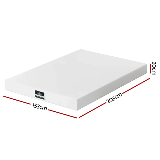 Giselle 20cm Memory Foam Mattress Green Tea Queen - Mekamart Australia