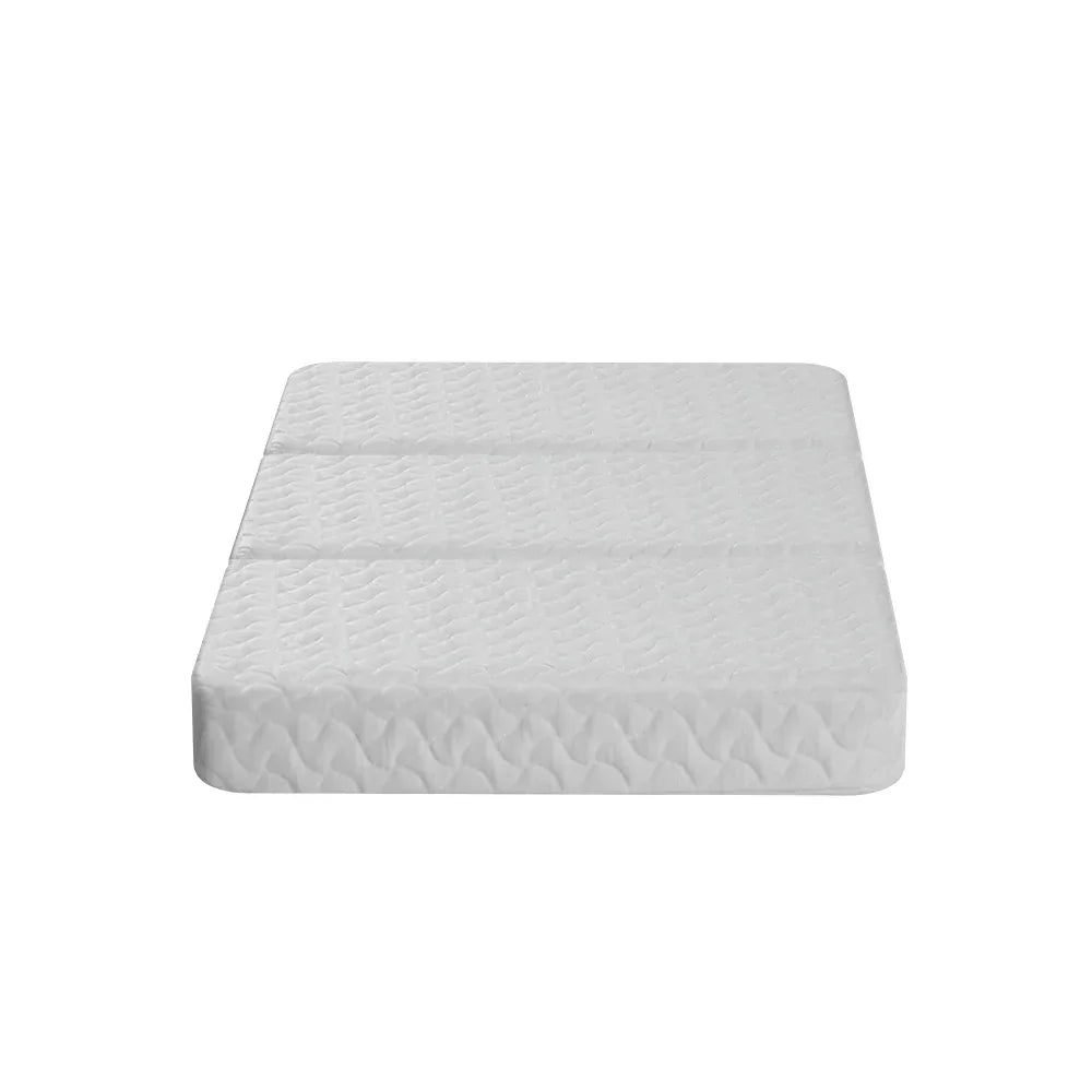 Giselle Bedding Foldable Mattress Folding Foam Cot Bed White - Mekamart Australia