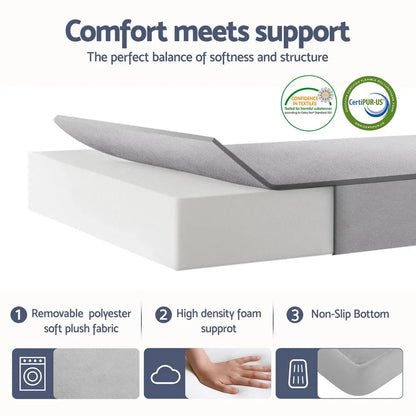 Giselle Foldable Mattress Folding Sofa Bed 4-fold Sleeping Camping Cushion Mat - Mekamart Australia