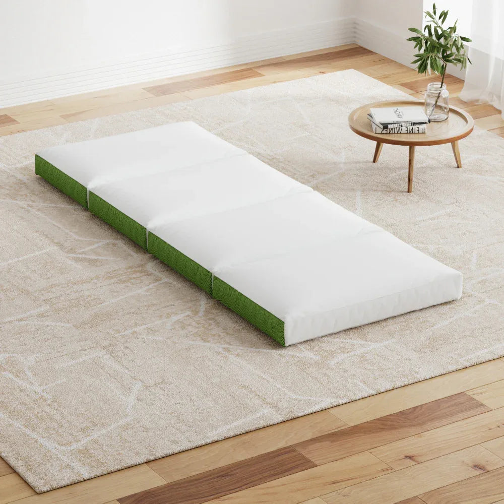 Giselle Bedding Foldable Mattress Folding Foam Single Green - Mekamart Australia