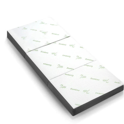 Giselle Bedding Foldable Mattress Folding Foam Single Bamboo - Mekamart Australia