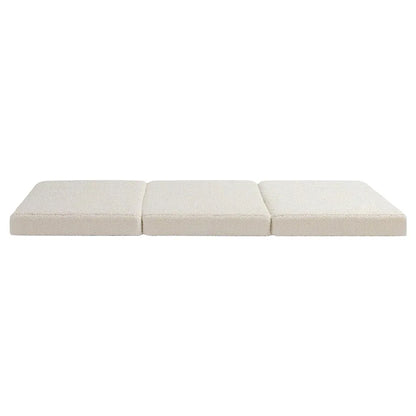 Giselle Bedding Foldable Mattress Fleece Portable 3-fold Folding Foam Mattresses - Mekamart Australia