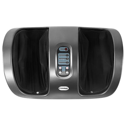 Livemor Foot Massager Shiatsu Massagers Electric Roller Kneading Leg Grey - Mekamart Australia