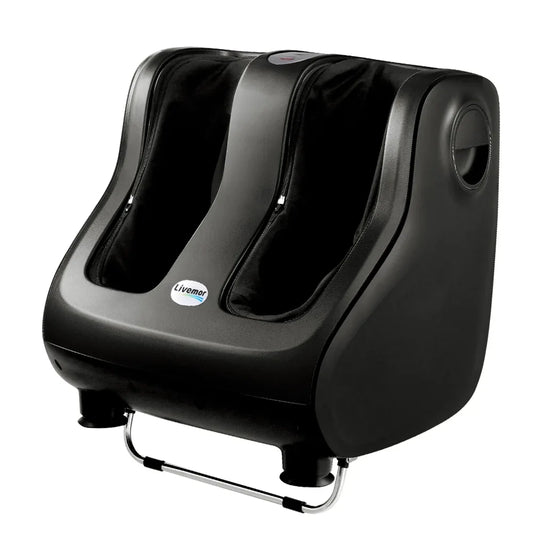 Livemor Foot Massager Shiatsu Massagers Electric Roller Calf Leg Kneading Black - Mekamart Australia