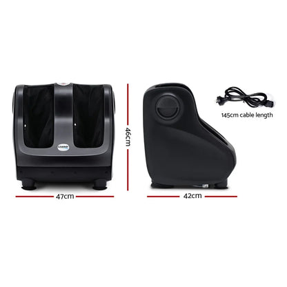 Livemor Foot Massager Shiatsu Massagers Electric Roller Calf Leg Kneading Black - Mekamart Australia