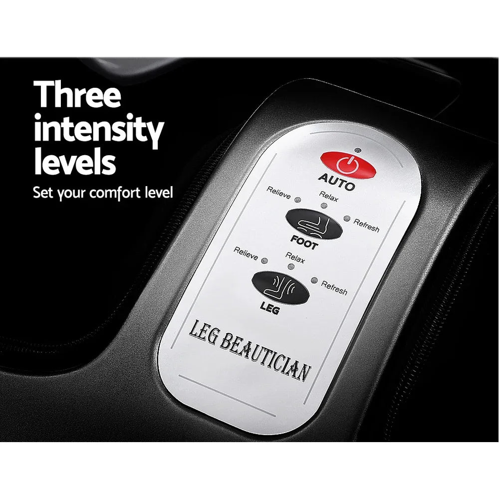 Livemor Foot Massager Shiatsu Massagers Electric Roller Calf Leg Kneading Black - Mekamart Australia