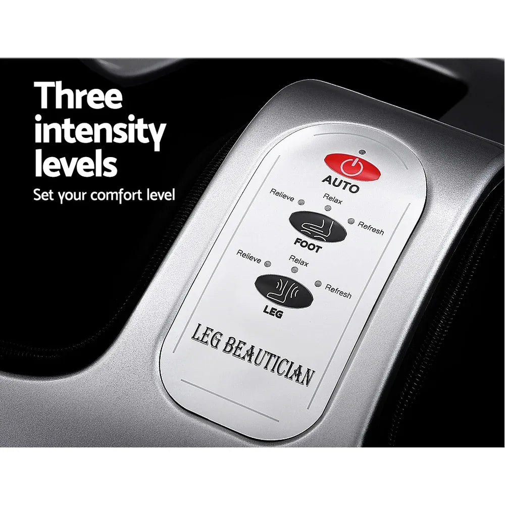 Livemor Foot Massager Shiatsu Massagers Electric Roller Calf Leg Kneading Silver - Mekamart Australia