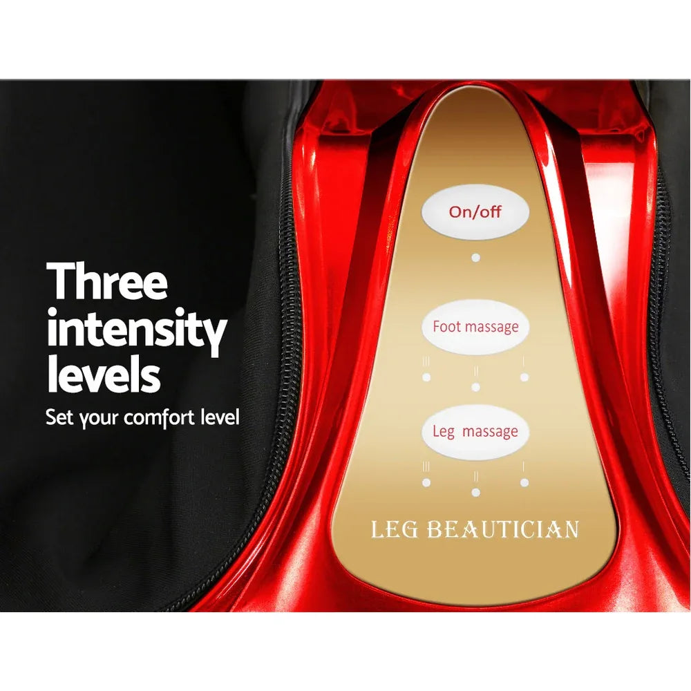 Livemor Foot Massager Massagers Shiatsu Electric Roller Ankle Calf Leg Kneading Red - Mekamart Australia