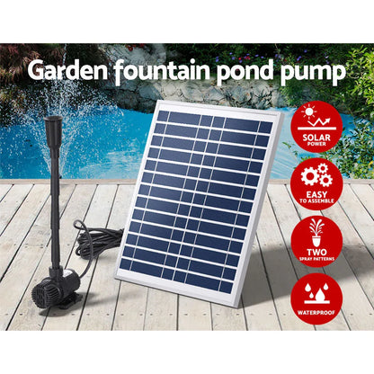 Gardeon Solar Pond Pump Submersible Water Fountain Kit 9.8FT - Mekamart Australia