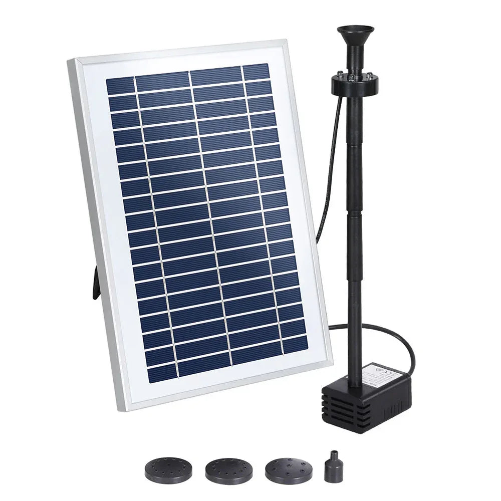 Gardeon Solar Pond Pump Submersible Water Fountain with Battery LED Lights 4.4FT - Mekamart Australia