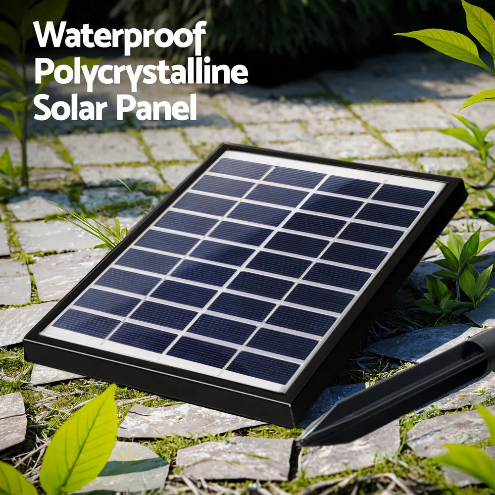 Gardeon Solar Fountain Water Feature Wall Mount Garden Fountains 80CM Grey - Mekamart Australia