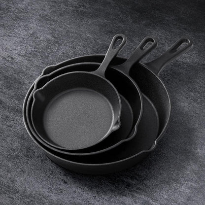 5-star chef Non Stick Frying Pan Cast Iron 3PCS - Mekamart Australia