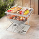 Grillz Fire Pit BBQ Grill with Carry Bag Camping - Mekamart Australia