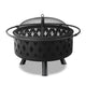 Grillz Fire Pit BBQ Grill 82cm - Mekamart Australia