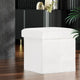 Artiss Ottoman Storage Foot Stool Vanity Square Teddy - Mekamart Australia