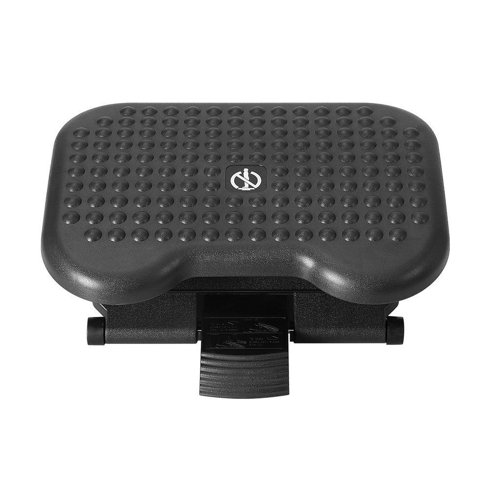Artiss Foot Rest Stool Office Under Desk Angle Adjustable Footrest Massage Black - Mekamart Australia