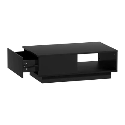 Artiss Coffee Table Led Lights Black - Mekamart Australia