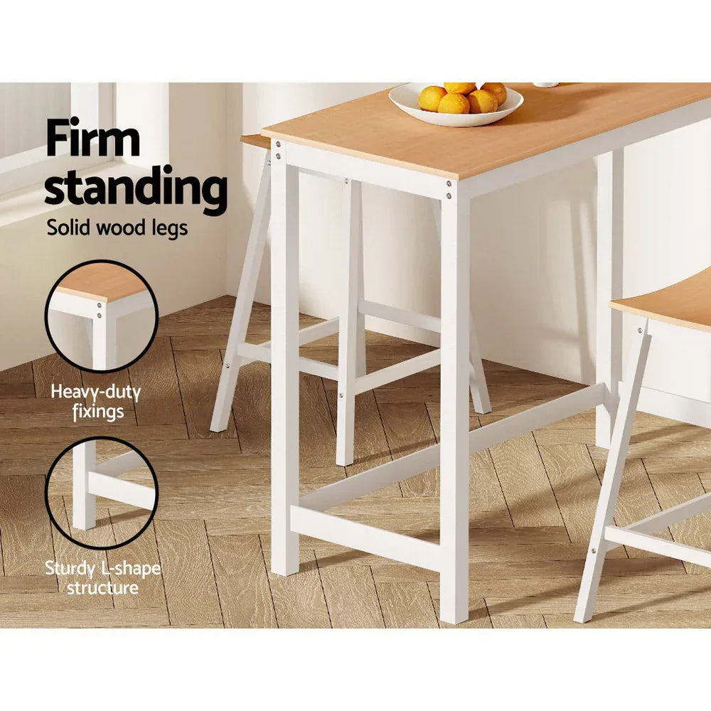 Artiss Ari Bar Table 108CM Rectangular - Mekamart Australia