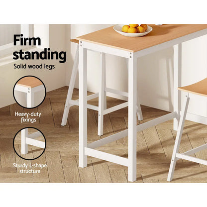 Artiss Ari Bar Table 108CM Rectangular - Mekamart Australia