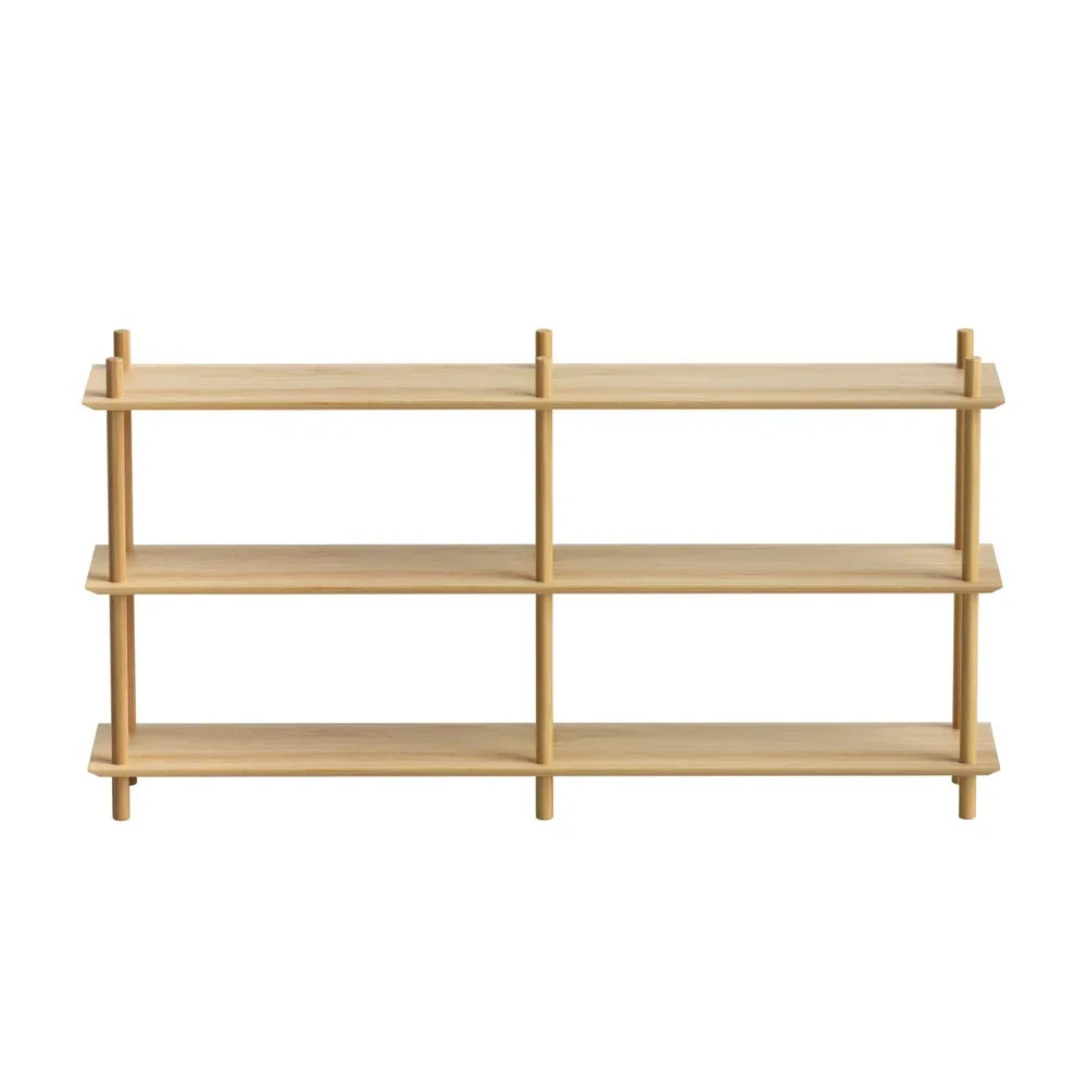 Artiss Bookshelf 3 Tiers Bookcase Display Shelves Wooden Storage Stand Rack Pine - Mekamart Australia